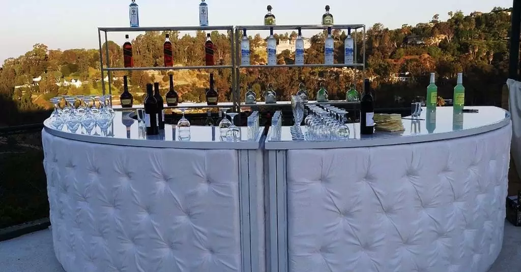  Barra de bar en forma de u catering