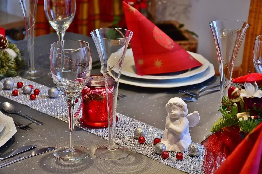 Cena de navidad en familia