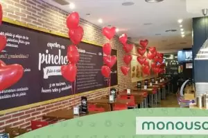 Décorations de Saint-Valentin pour les bars